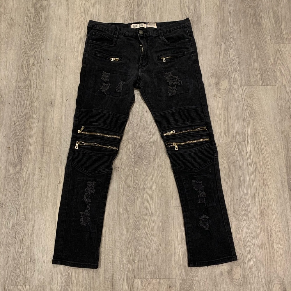 8ighth Dstrkt Moto style Jeans size 38